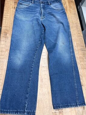 Diamond Double U vintage blue bootcut jeans size 34/32
